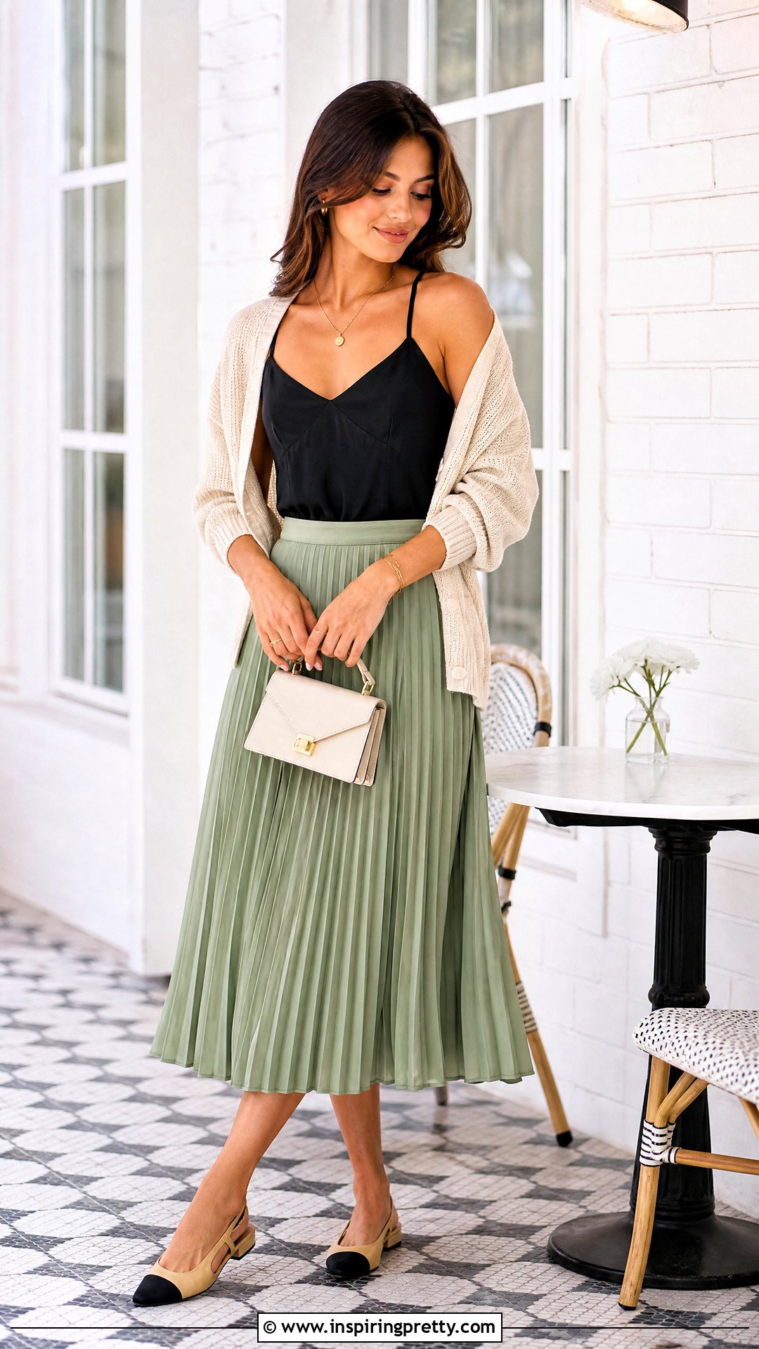 Black Spaghetti Strap Top Brunch Outfit - 50 black spaghetti strap top outfit ideas