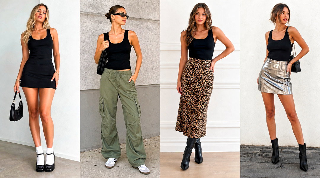 50 Black Tank Top Outfit Ideas for Easy Modern Everyday Style