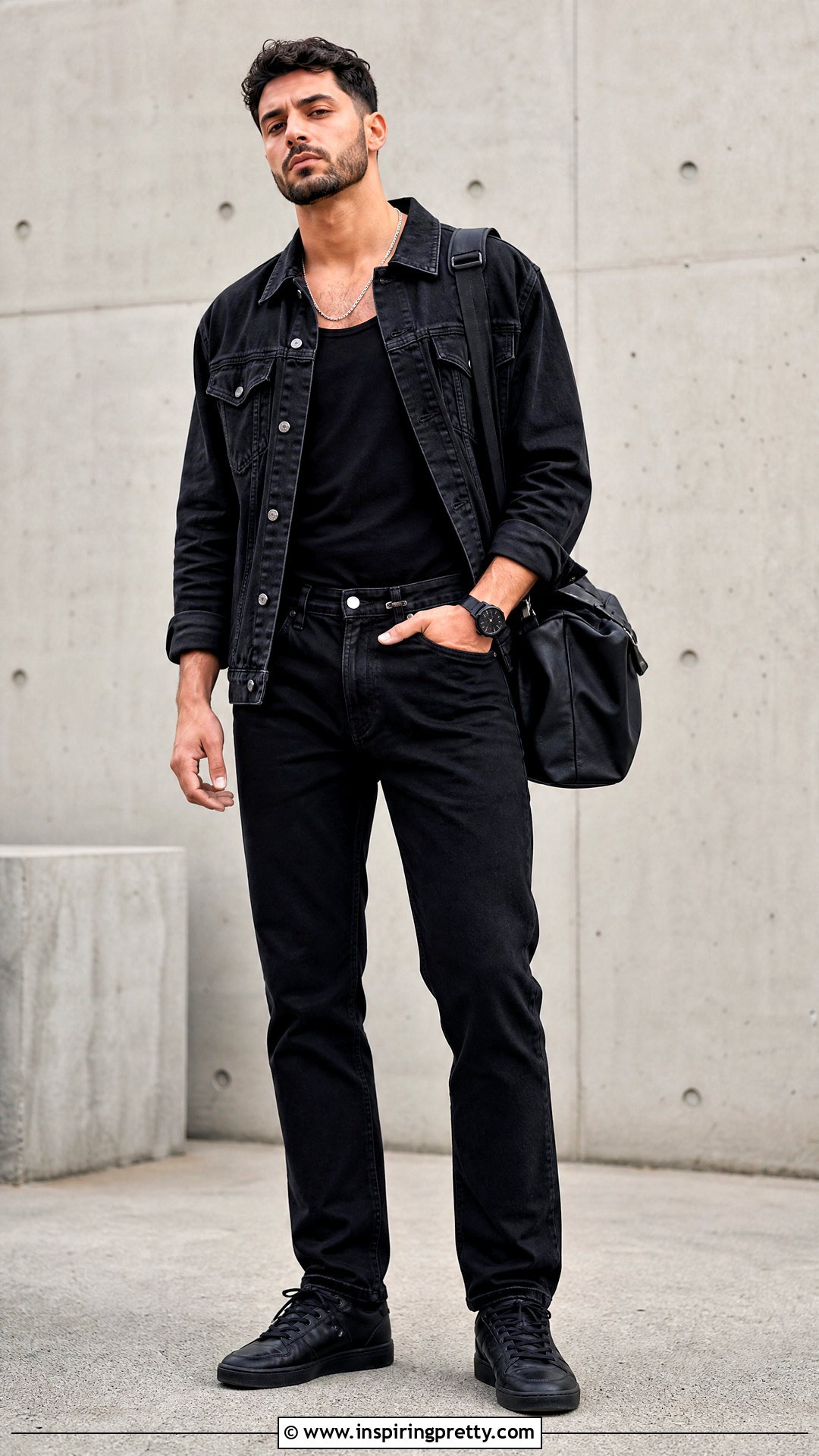 Black Tank Top With Black Straight Jeans - 25 Black Tank Top And Jeans Men