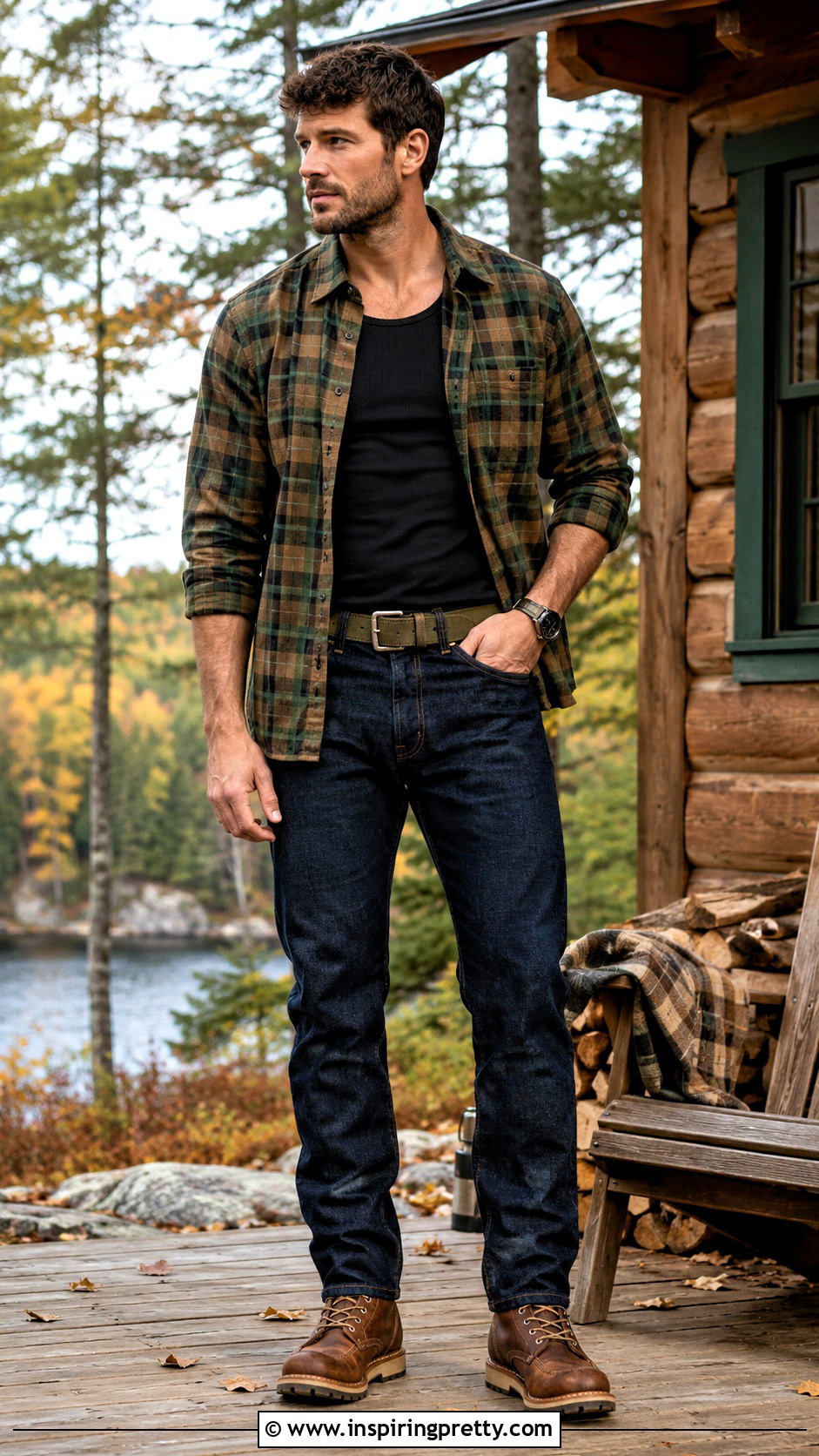 Black Tank Top With Flannel Shirt - 20 men’s black tank tops