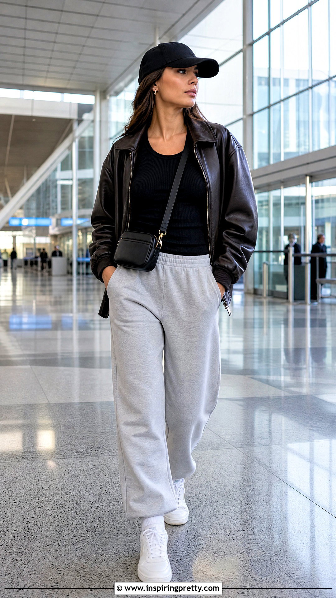 Black Tank Top With Gray Sweatpants - 50 black tank top outfit aesthetics