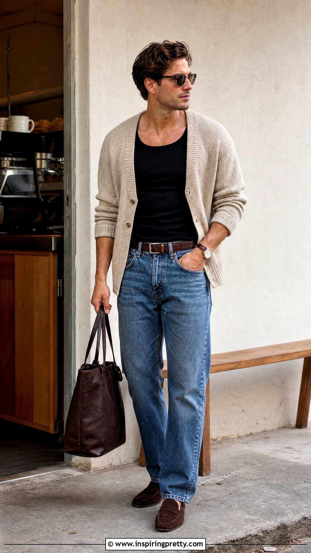 Black Tank Top With Jeans And Cardigan - 25 Black Tank Top And Jeans Men