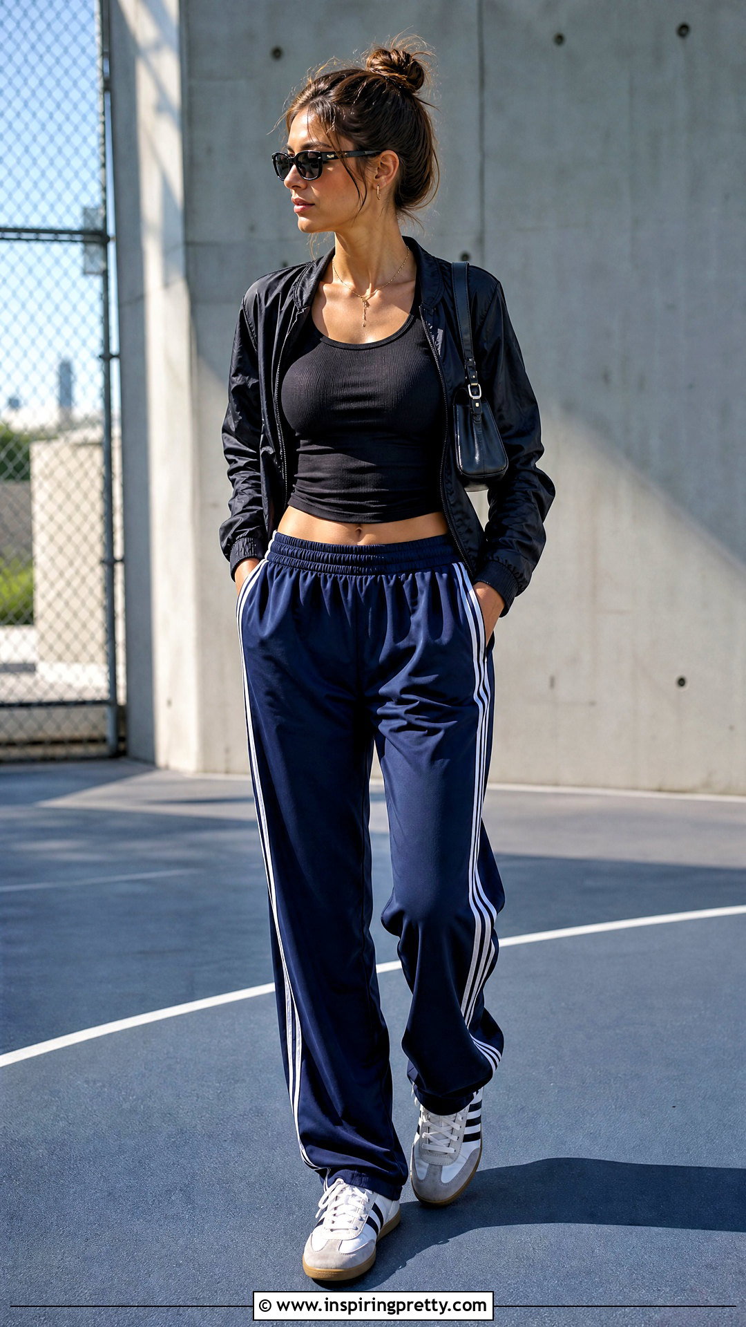 Black Tank Top With Track Pants - 50 black tank top outfit aesthetics
