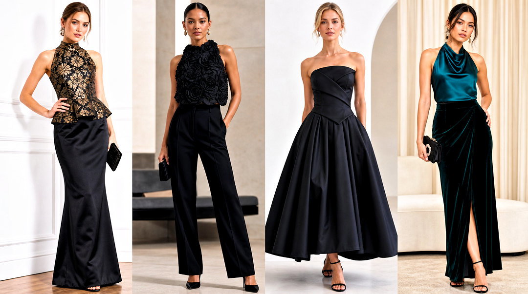 25 Black Tie Tops for Women to Elevate Chic Evening Style