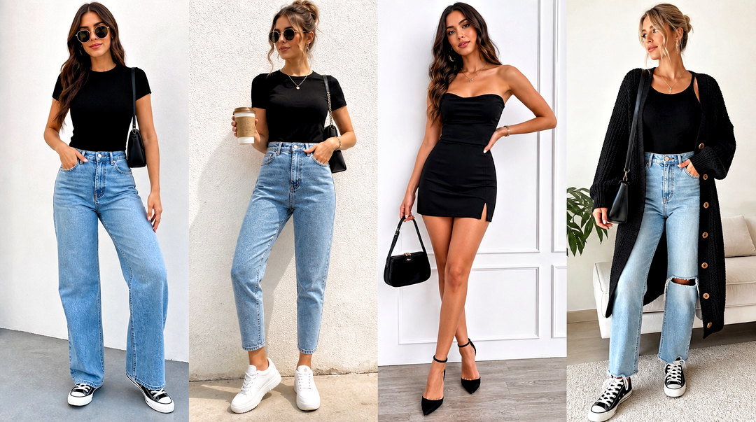 50 Black Top Outfits for Effortless Chic Day-to-Night Style