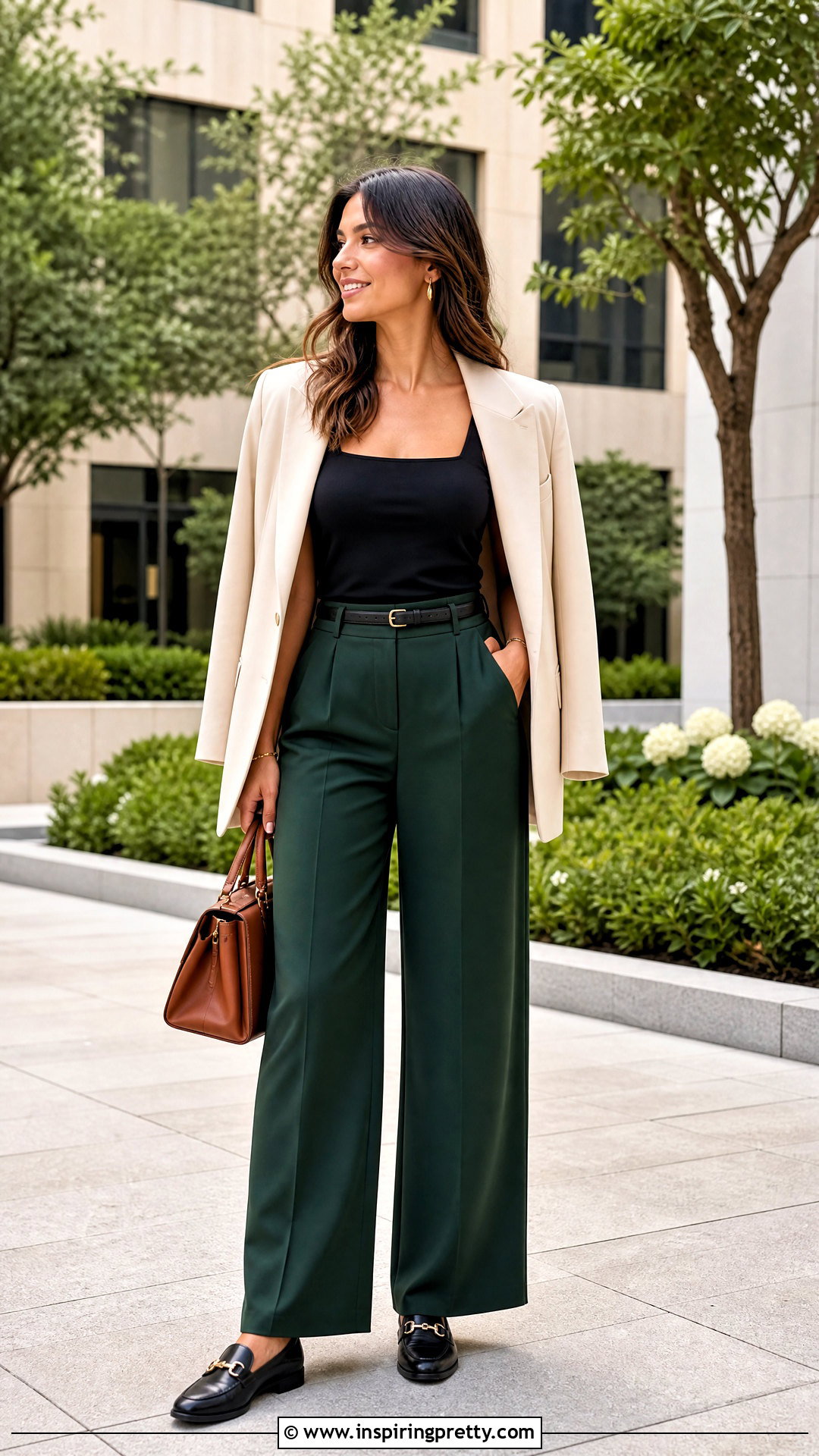 Black Top With Green Pants - 50 black top outfits