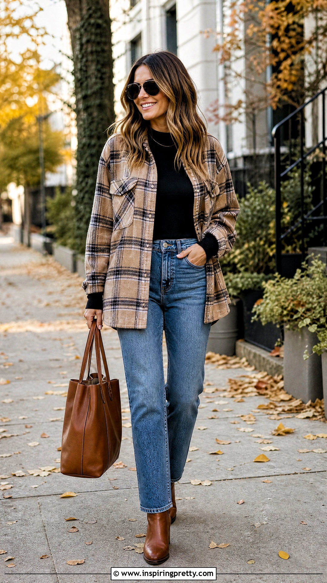 Black Top With Shacket And Jeans - 50 black top outfit casual ideas