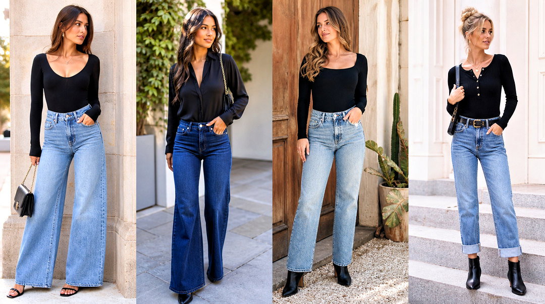 25 Black Top and Jeans Engagement Photos for Chic Couples