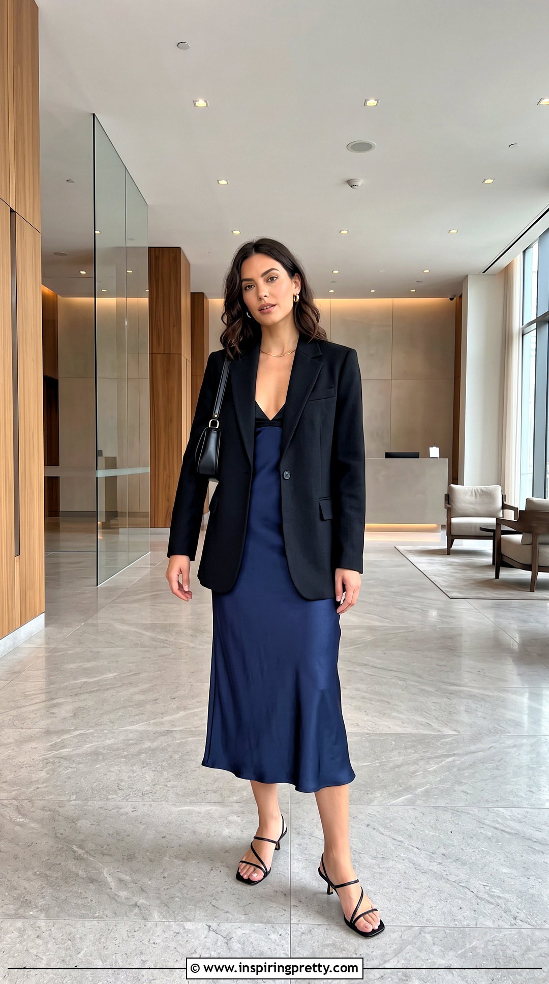 Black Triangle Bralette Under A Slip Dress - 20 black triangle bralette top outfit ideas