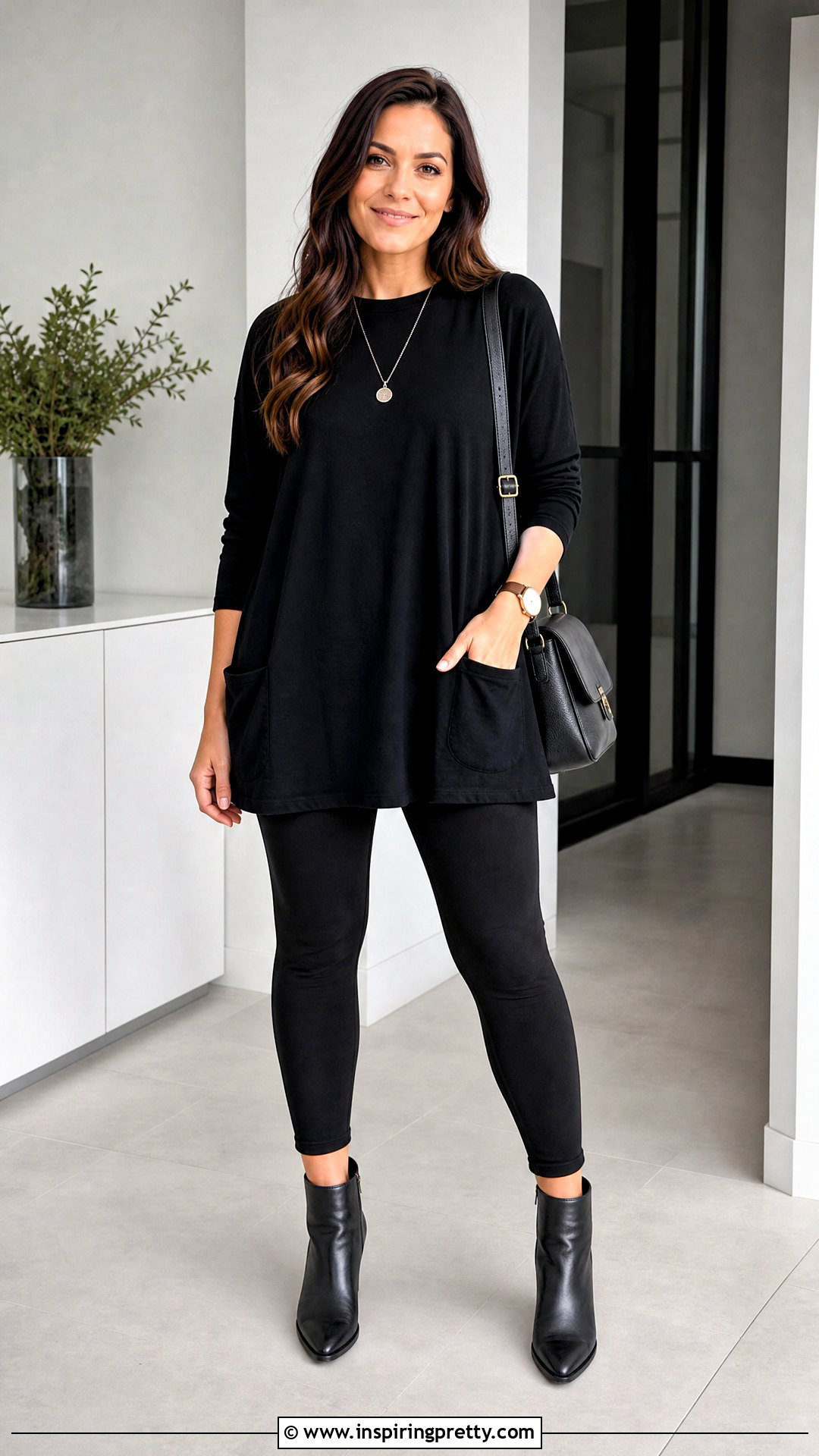 Black Tunic Top With Pockets And Leggings - 20 tunic tops with pockets