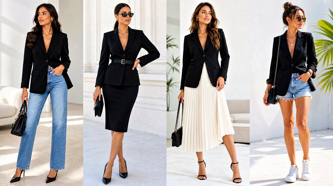 50 Blazer Top Outfit Ideas for Stylish Workdays and Nights Out