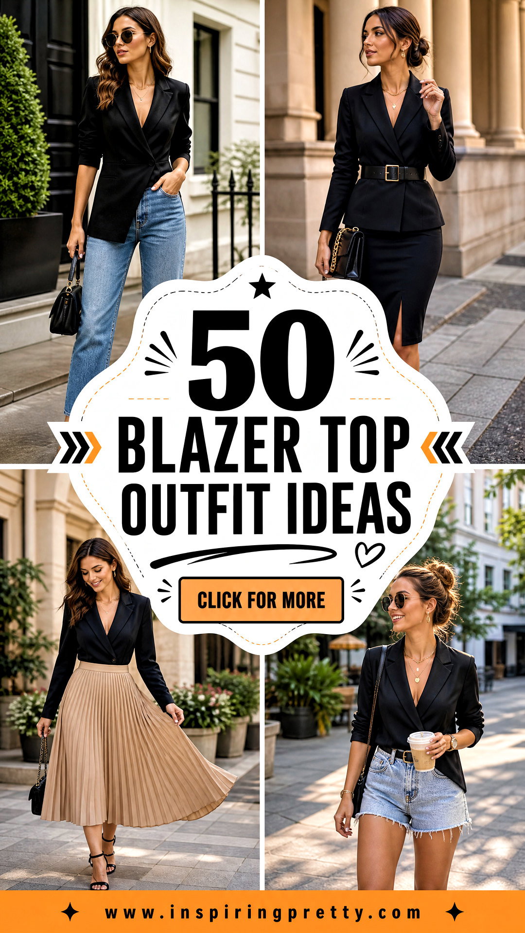 50 Blazer Top Outfit Ideas for Stylish Workdays and Nights Out - 50 Blazer Top Outfit Ideas for Stylish Workdays and Nights Out