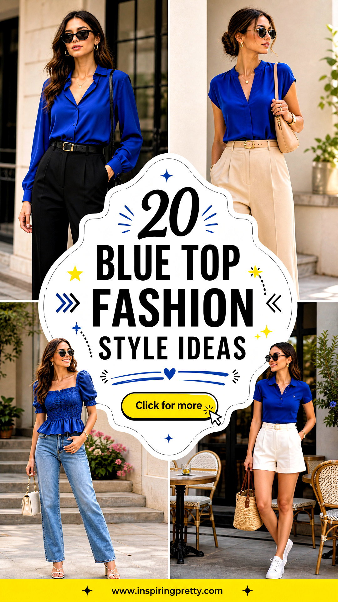 20 Blue Top Fashion Style Ideas for Chic Everyday Outfits - 20 Blue Top Fashion Style Ideas for Chic Everyday Outfits