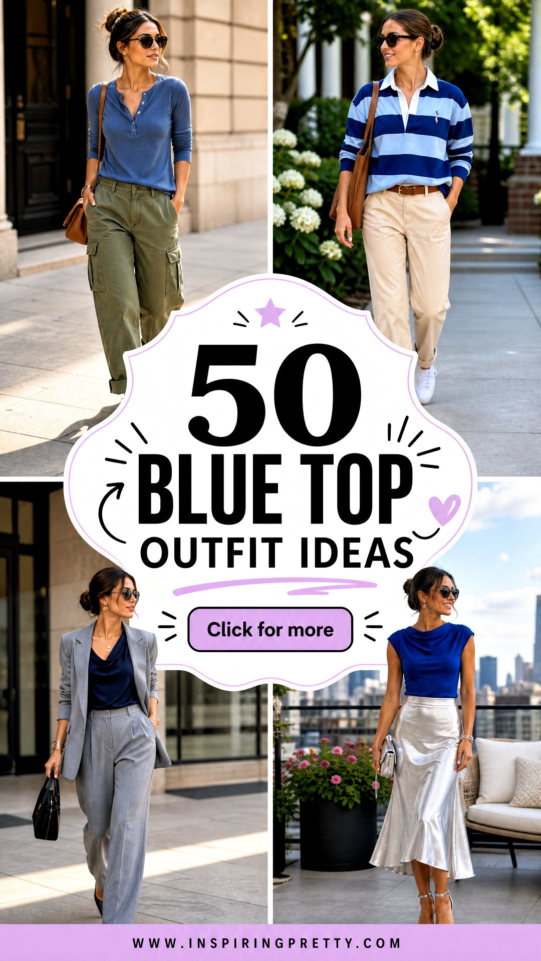 50 Blue Top Outfit Ideas for Every Season and Occasion - 50 Blue Top Outfit Ideas for Every Season and Occasion