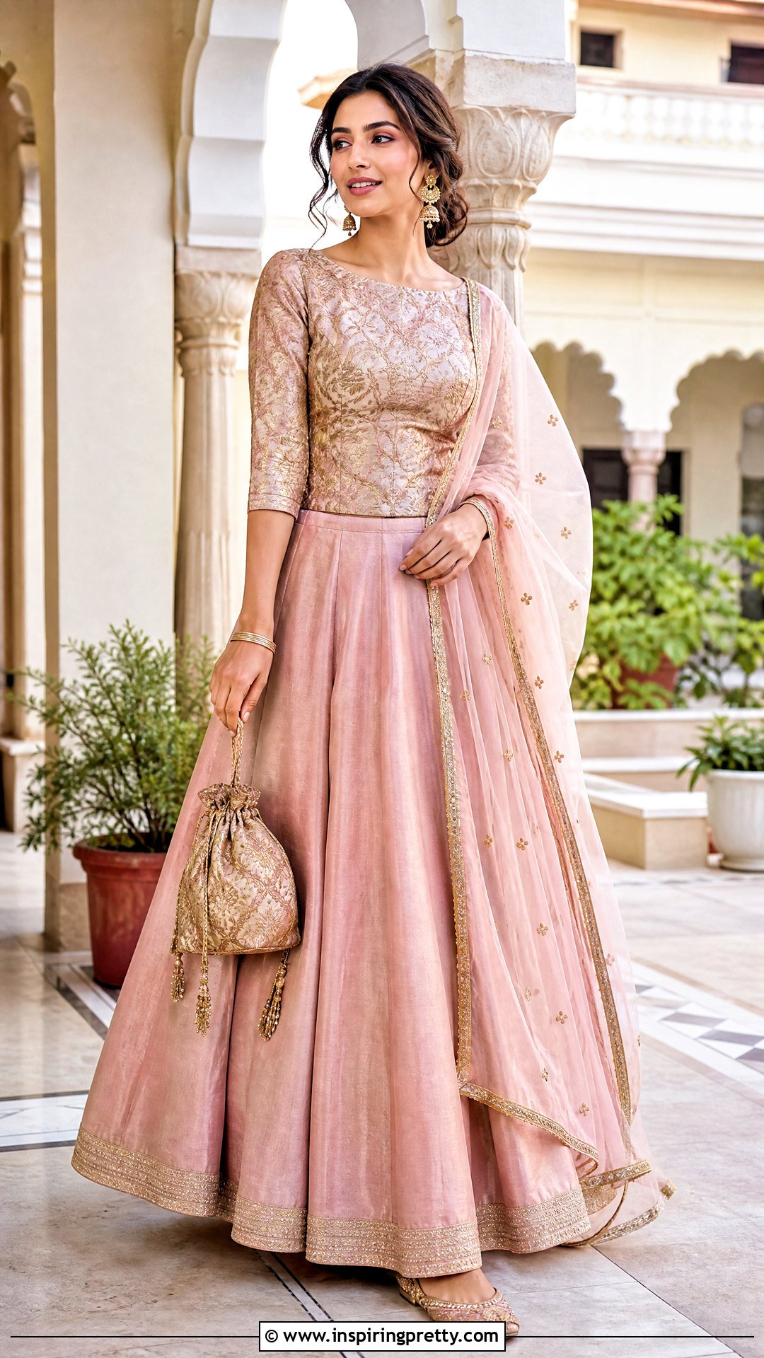 Boat Neck Lehenga Top - 50 lehenga top design ideas