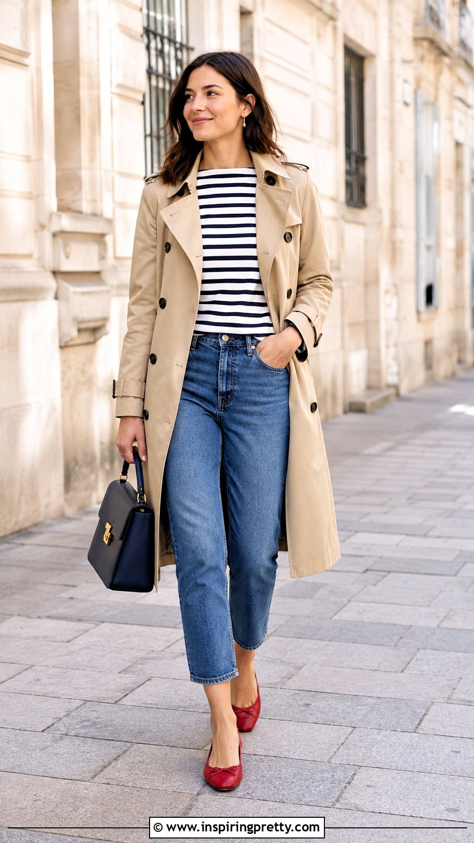 Boat Neck Top And Cropped Jeans Outfit - 50 must have tops outfit ideas