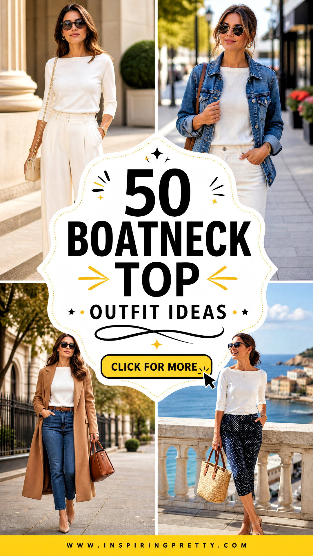 50 Boatneck Top Outfit Ideas for a Chic Timeless Wardrobe - 50 Boatneck Top Outfit Ideas for a Chic, Timeless Wardrobe
