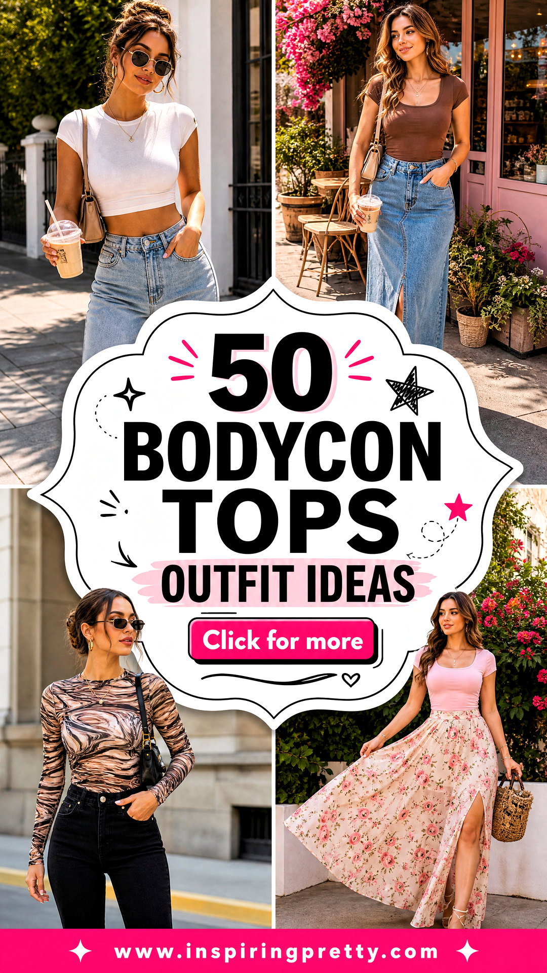 50 Bodycon Tops Outfit Ideas for Confident Night-Out Style - 50 Bodycon Tops Outfit Ideas for Confident Night-Out Style
