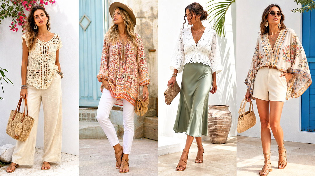 20 Bohemian Chic Tops Outfit Ideas for Free-Spirited Style