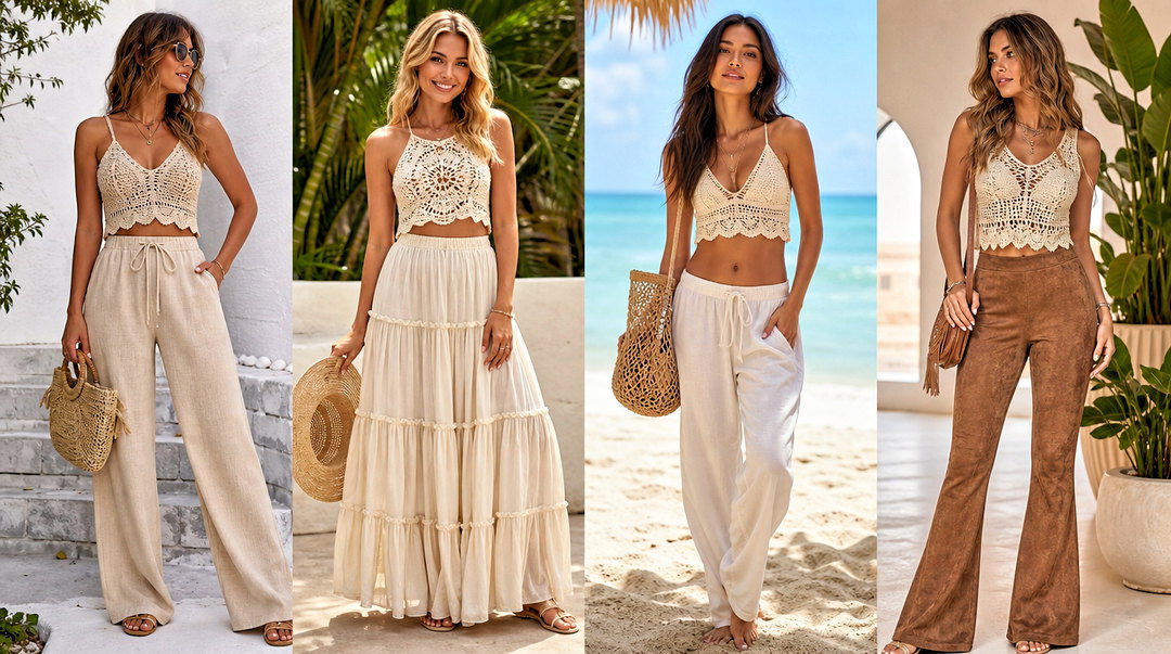 50 Boho Crochet Top Outfit Ideas for Effortless Summer Style