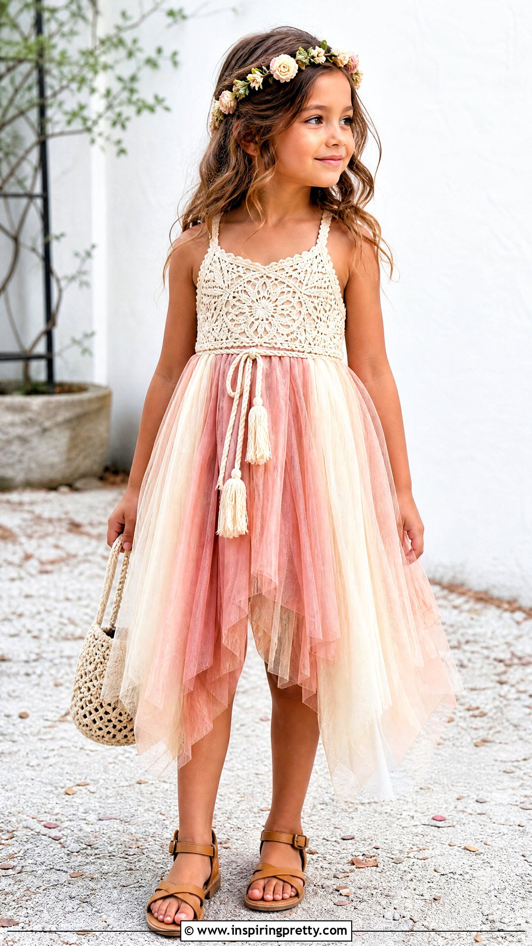 Boho Crochet Tutu Top Dress - 20 crochet tutu top ideas