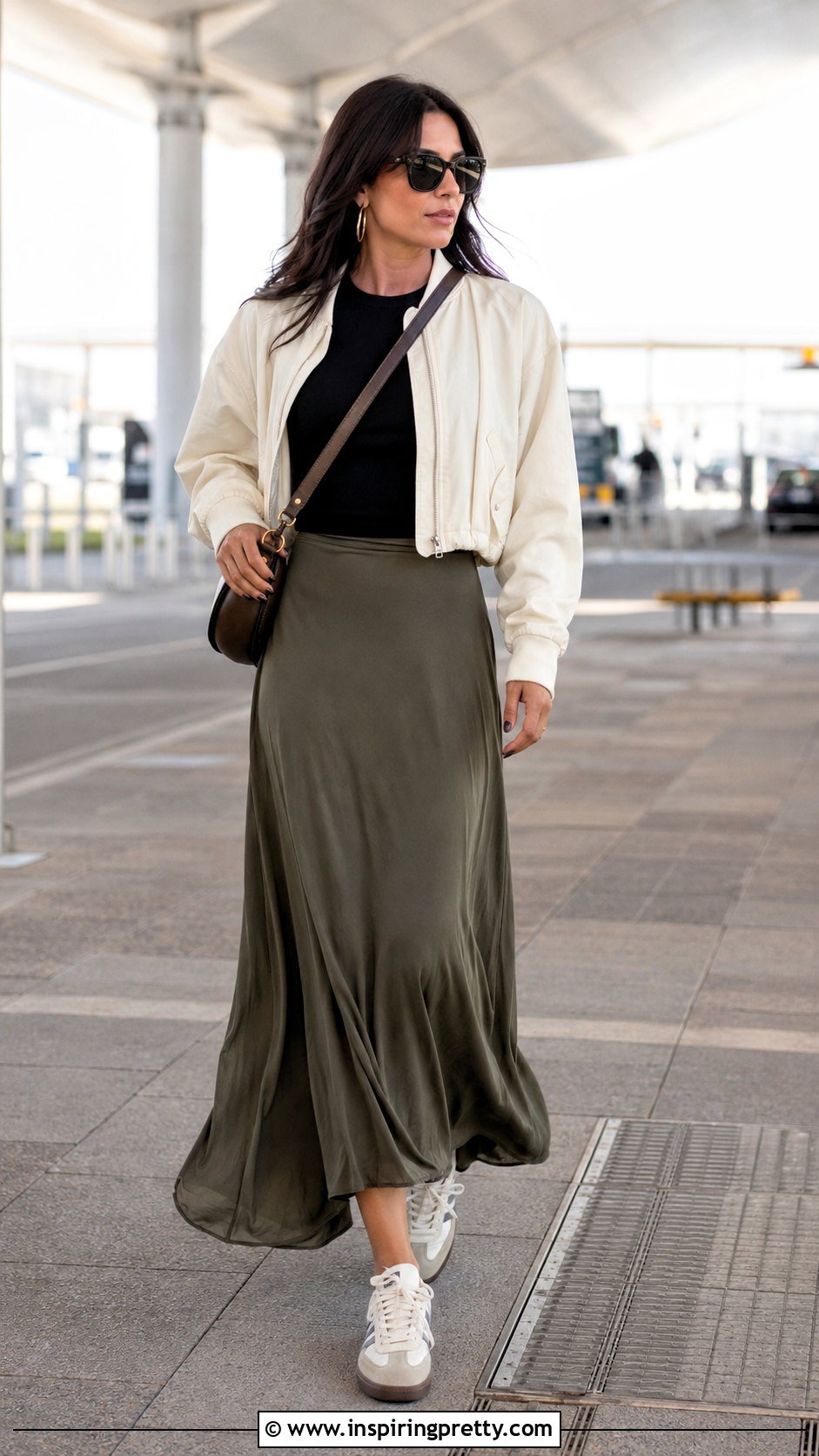 Bomber Jacket And Maxi Skirt Outfit - 50 top ideas