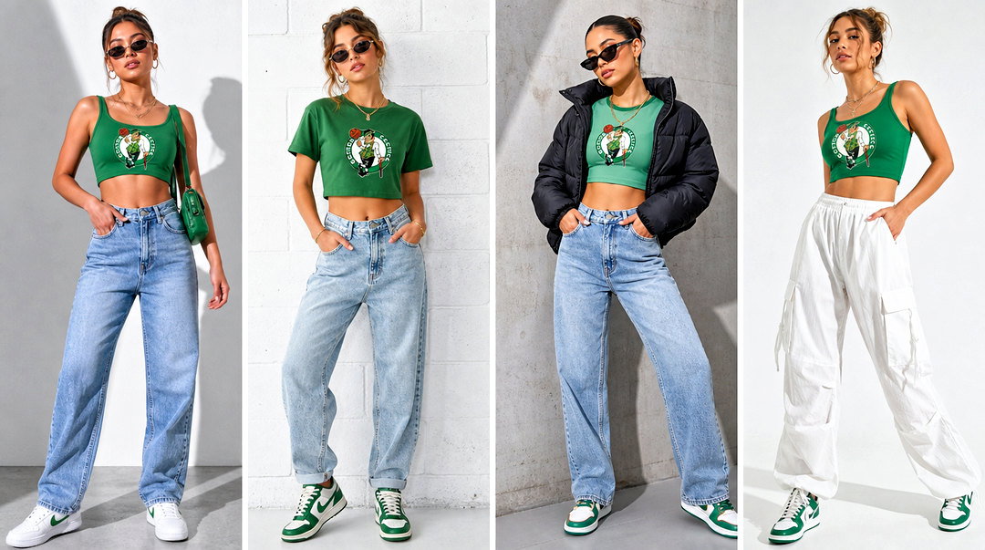 20 Boston Celtics Crop Tops for Stylish Game-Day Looks Today