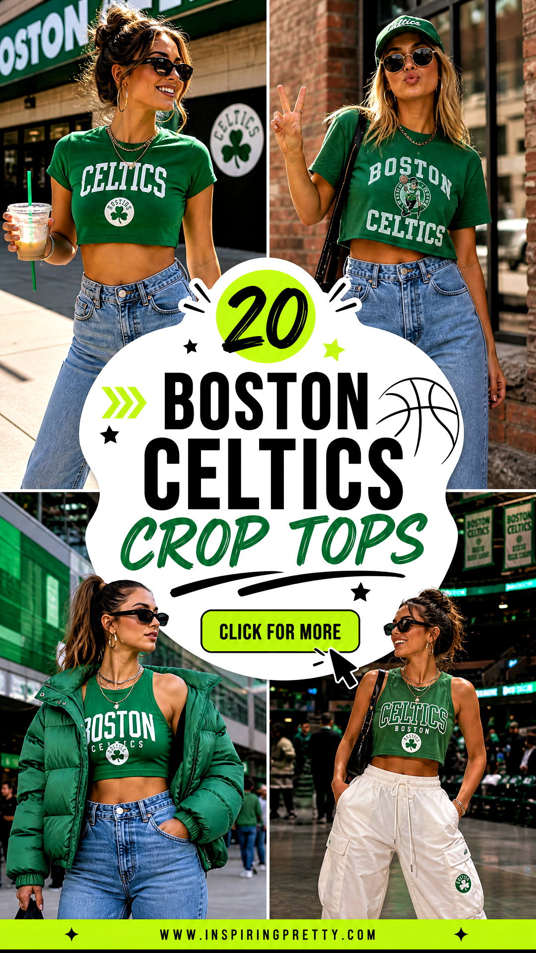 20 Boston Celtics Crop Tops for Stylish Game-Day Looks Today - 20 Boston Celtics Crop Tops for Stylish Game-Day Looks Today