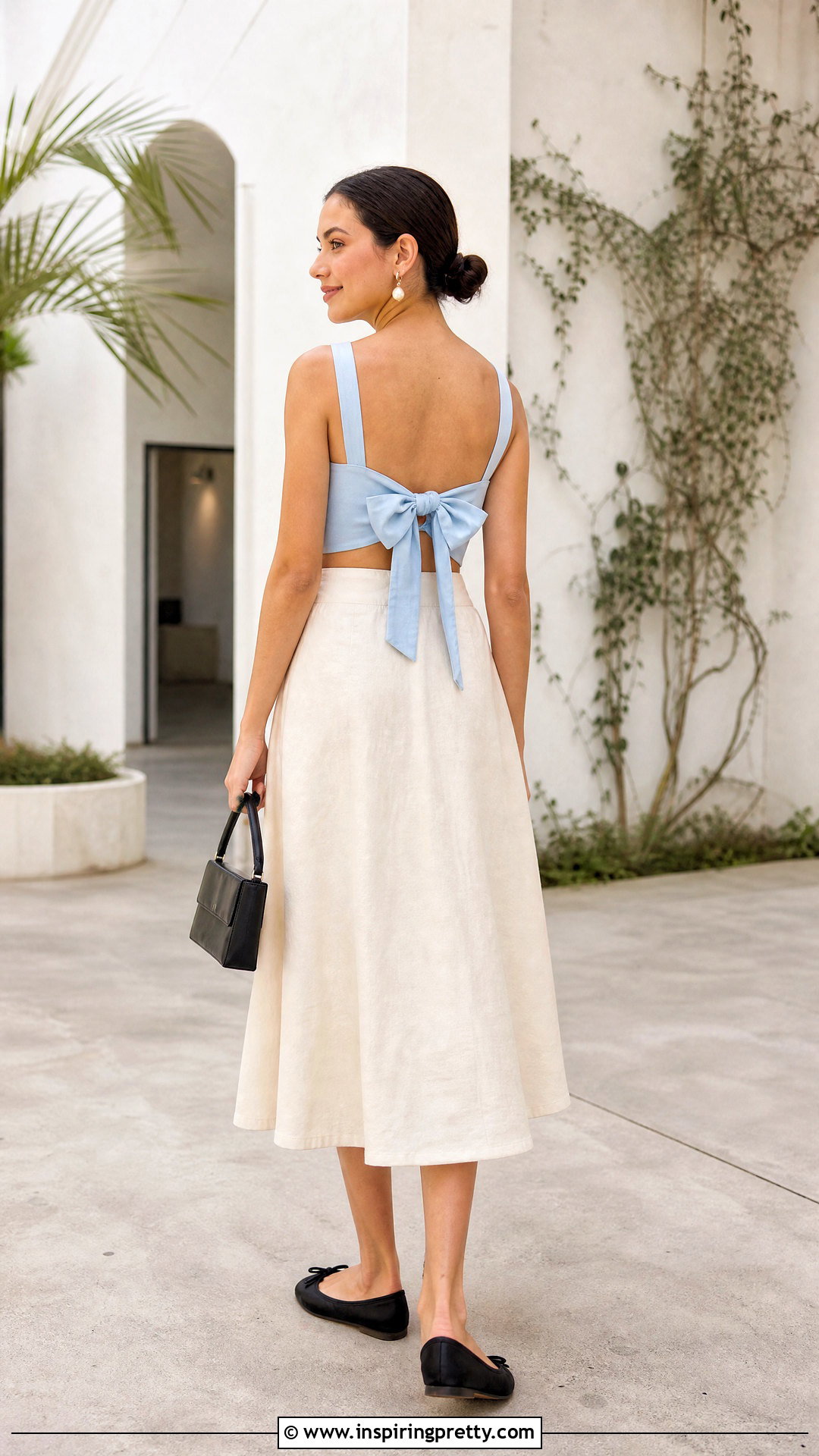 Bow Back DIY Crop Top - 50 crop top diy ideas