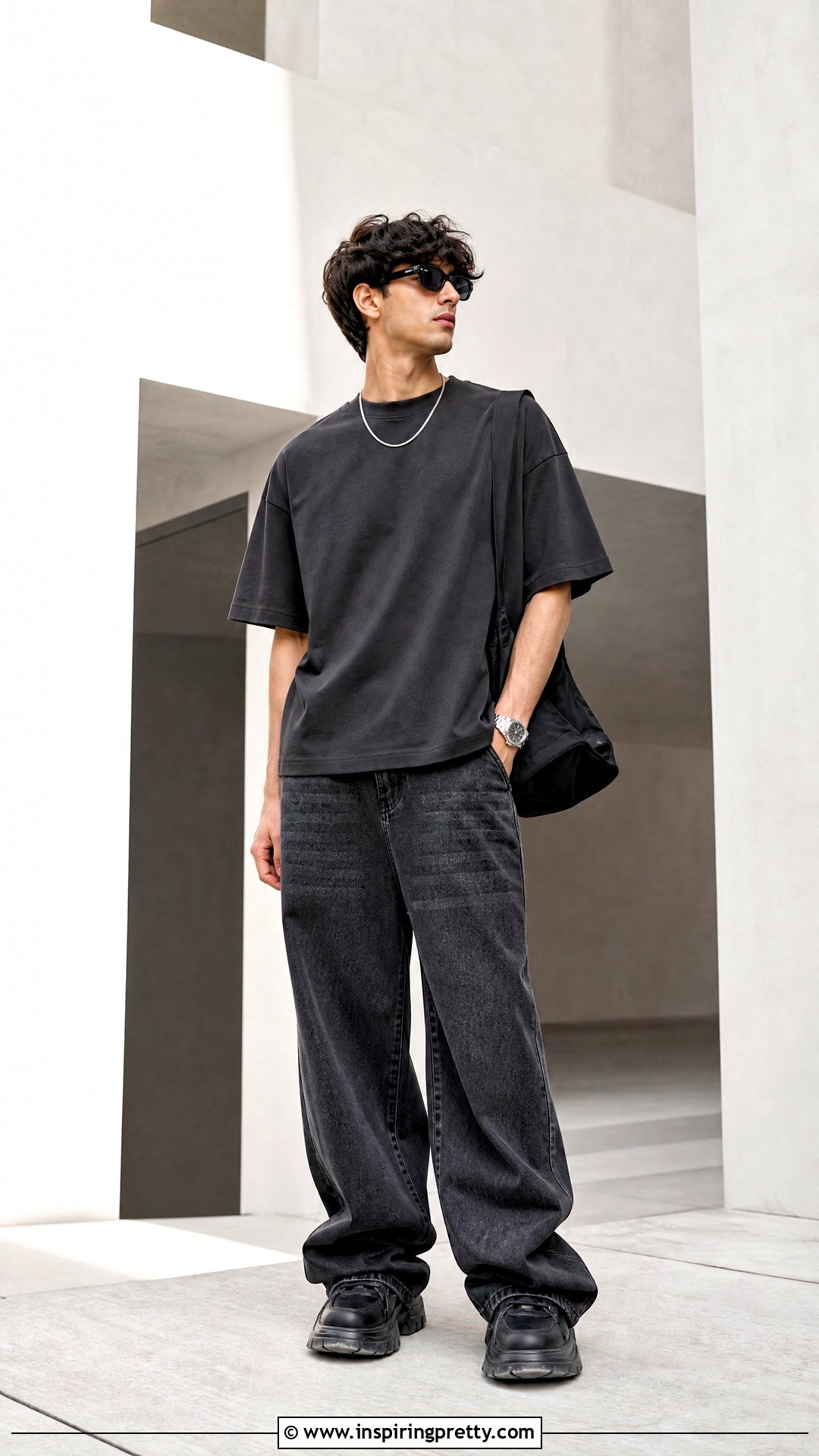Boxy T Shirt With Baggy Jeans - 20 tops to wear with baggy jeans men