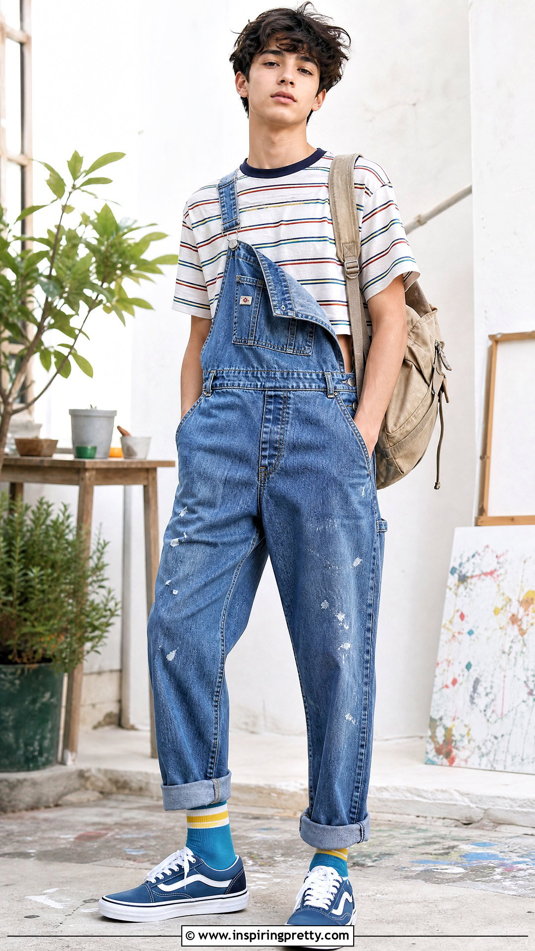Boys Crop Top With Overalls - 20 boys crop tops outfit ideas