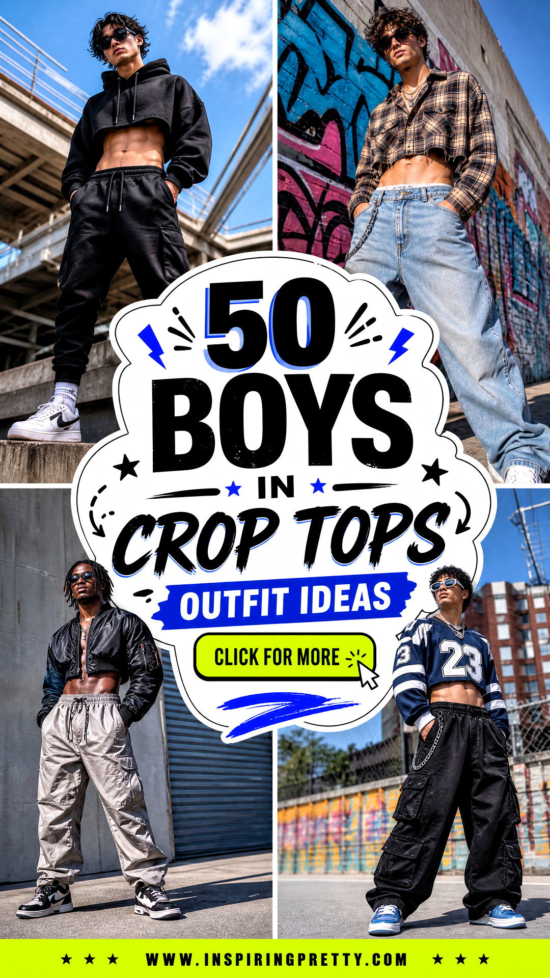 50 Boys in Crop Tops Outfit Ideas for Bold Confident Style - 50 Boys in Crop Tops Outfit Ideas for Bold, Confident Style