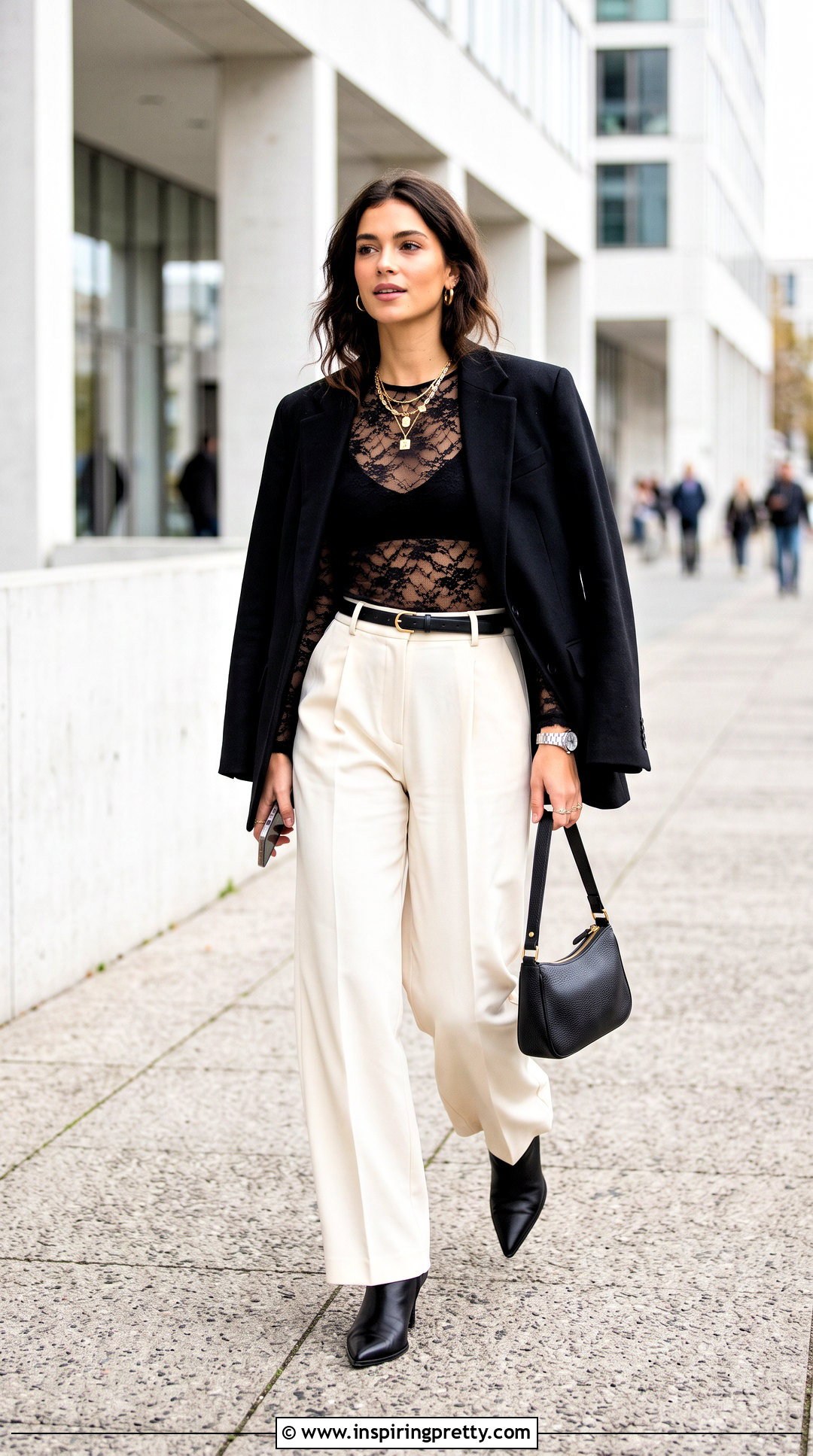 Bra Top Under Mesh Top - 50 bra top outfit ideas