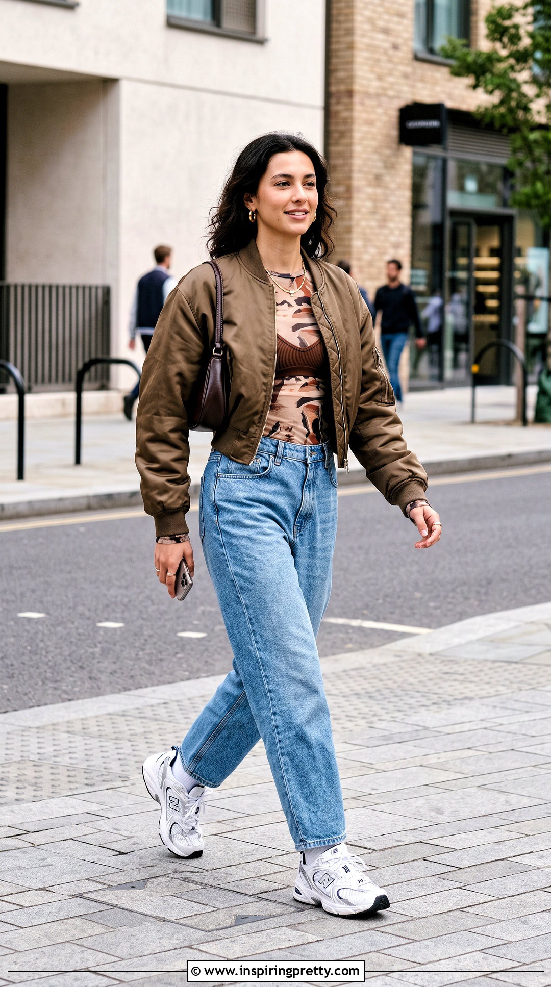 Bralette Mesh Top With Baggy Jeans - 25 bralette mesh top outfit ideas
