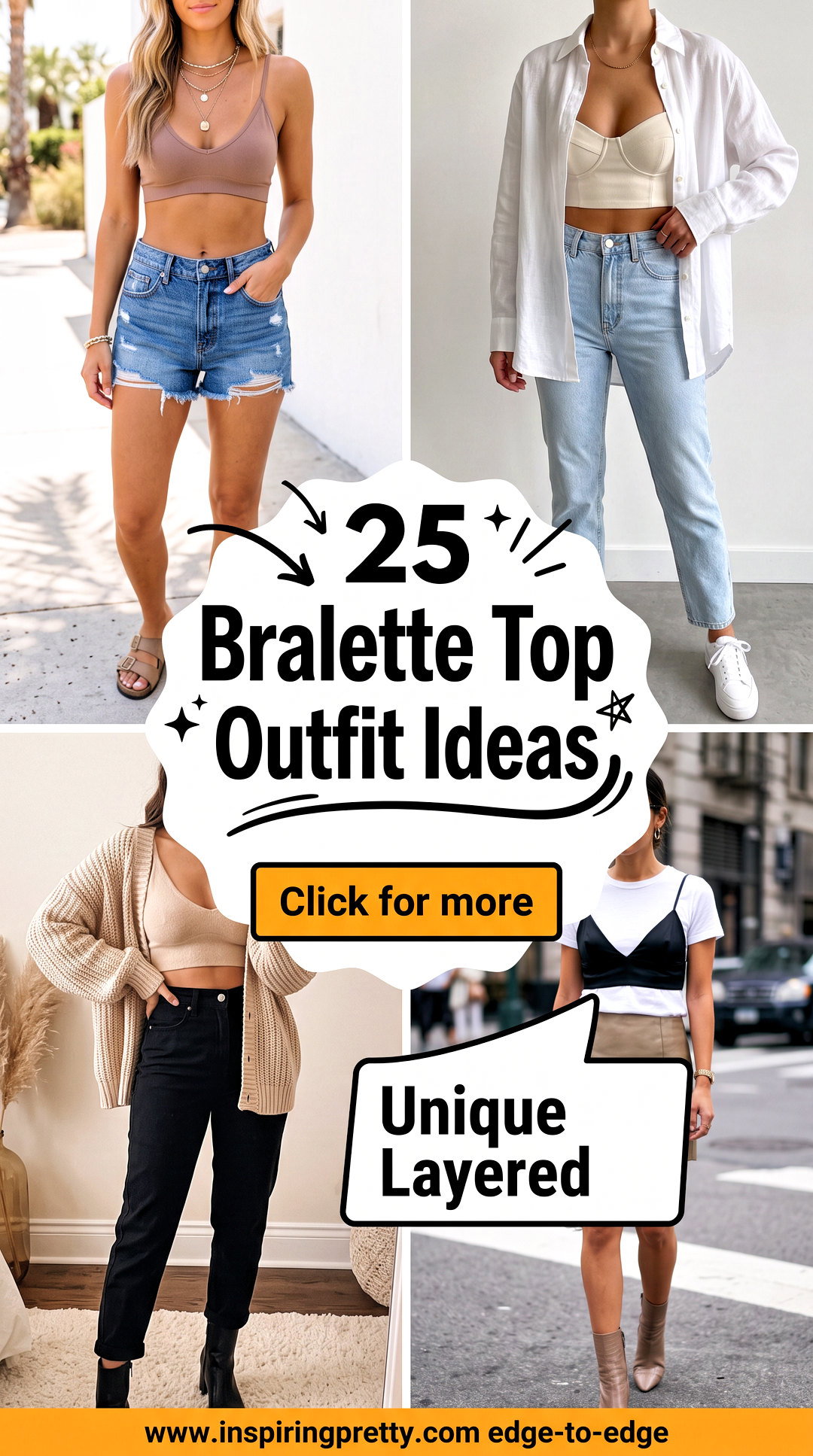 25 Bralette Top Outfit Ideas for Effortless Everyday Style - 25 Bralette Top Outfit Ideas for Effortless Everyday Style