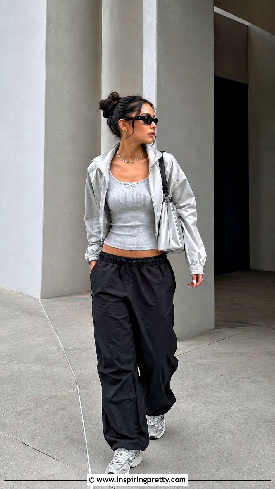 Brandy Melville Bow Top With Parachute Pants - 25 Brandy Melville Bow Top outfit ideas