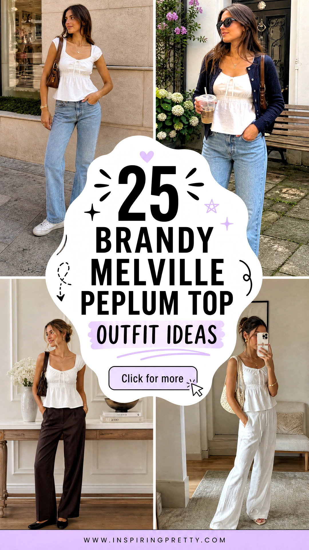 25 Brandy Melville Peplum Top Outfit Ideas for Trendsetters - 25 Brandy Melville Peplum Top Outfit Ideas for Trendsetters