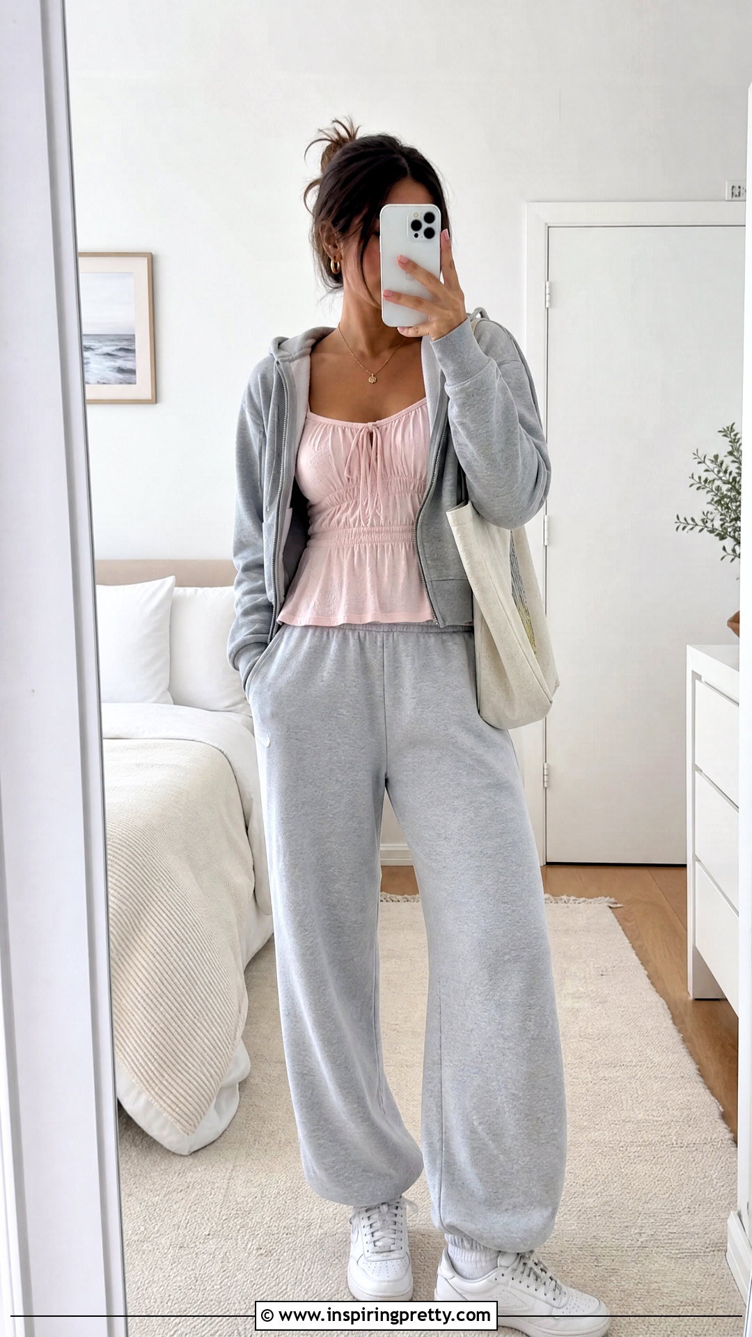 Brandy Melville Peplum Top With Gray Sweatpants - 25 brandy melville peplum top outfit ideas