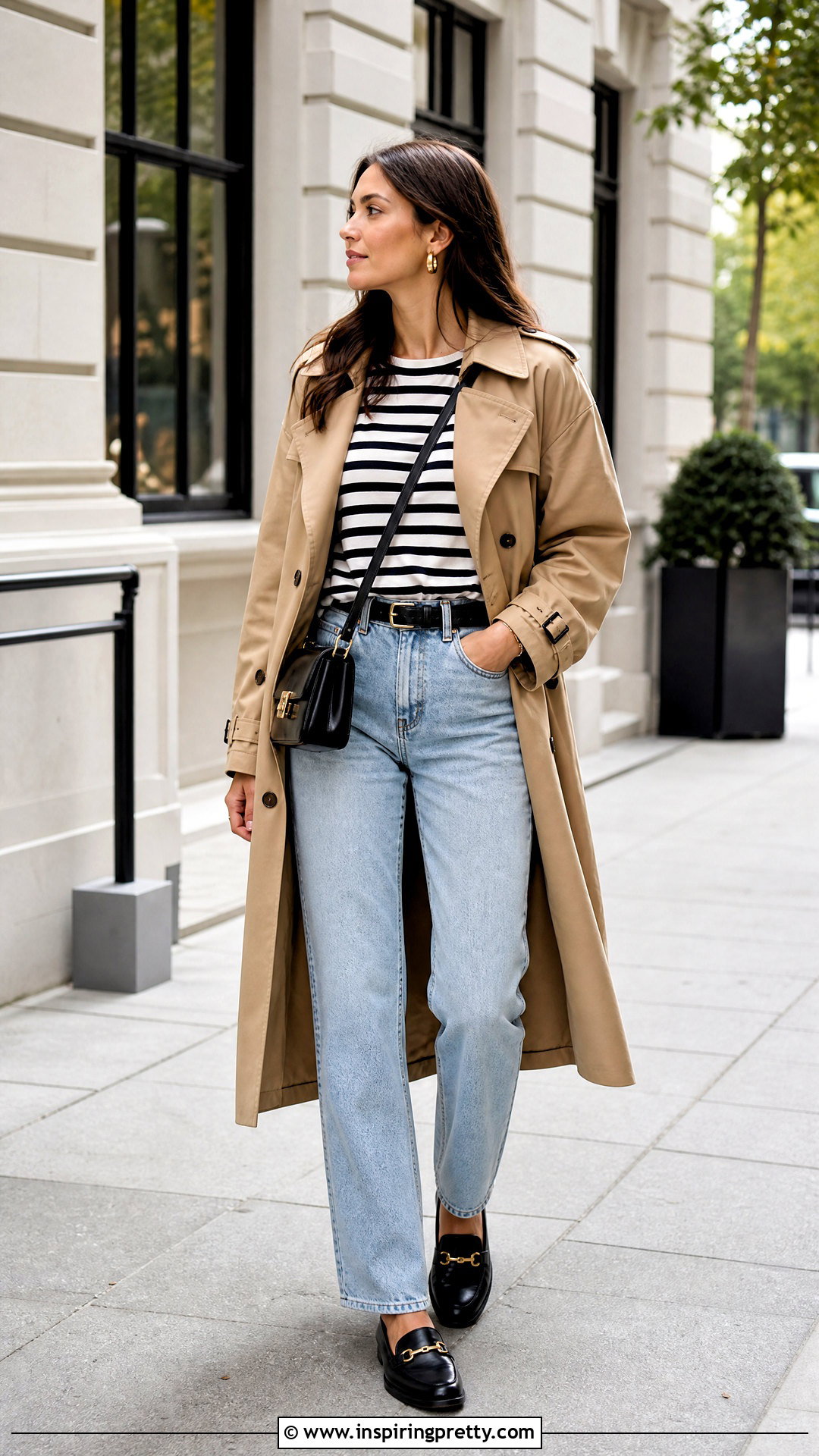 Breton Striped Top And Straight Leg Jeans - 20 Striped Top And Jeans Styles