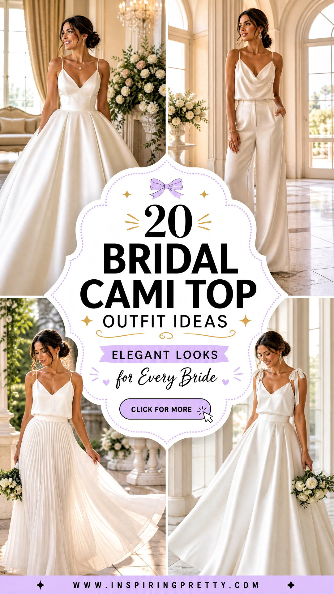 20 Bridal Cami Top Outfit Ideas Elegant Looks for Every Bride - 20 Bridal Cami Top Outfit Ideas: Elegant Looks for Every Bride