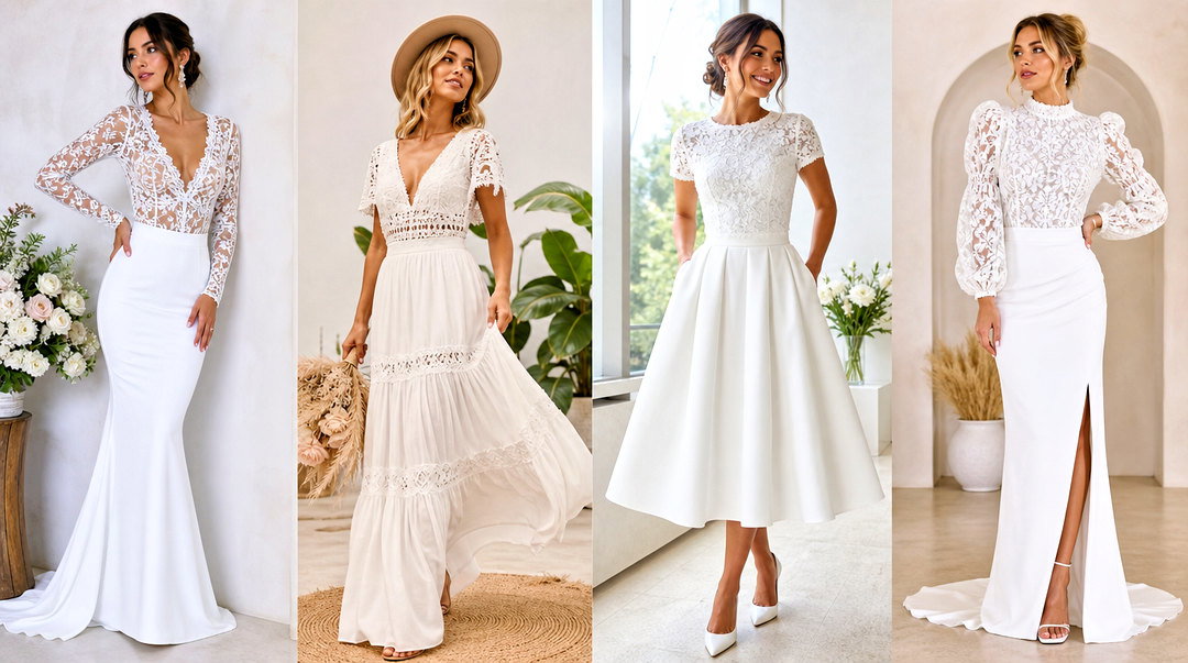 20 Bridal Lace Top Separate Outfit Ideas for Modern Brides