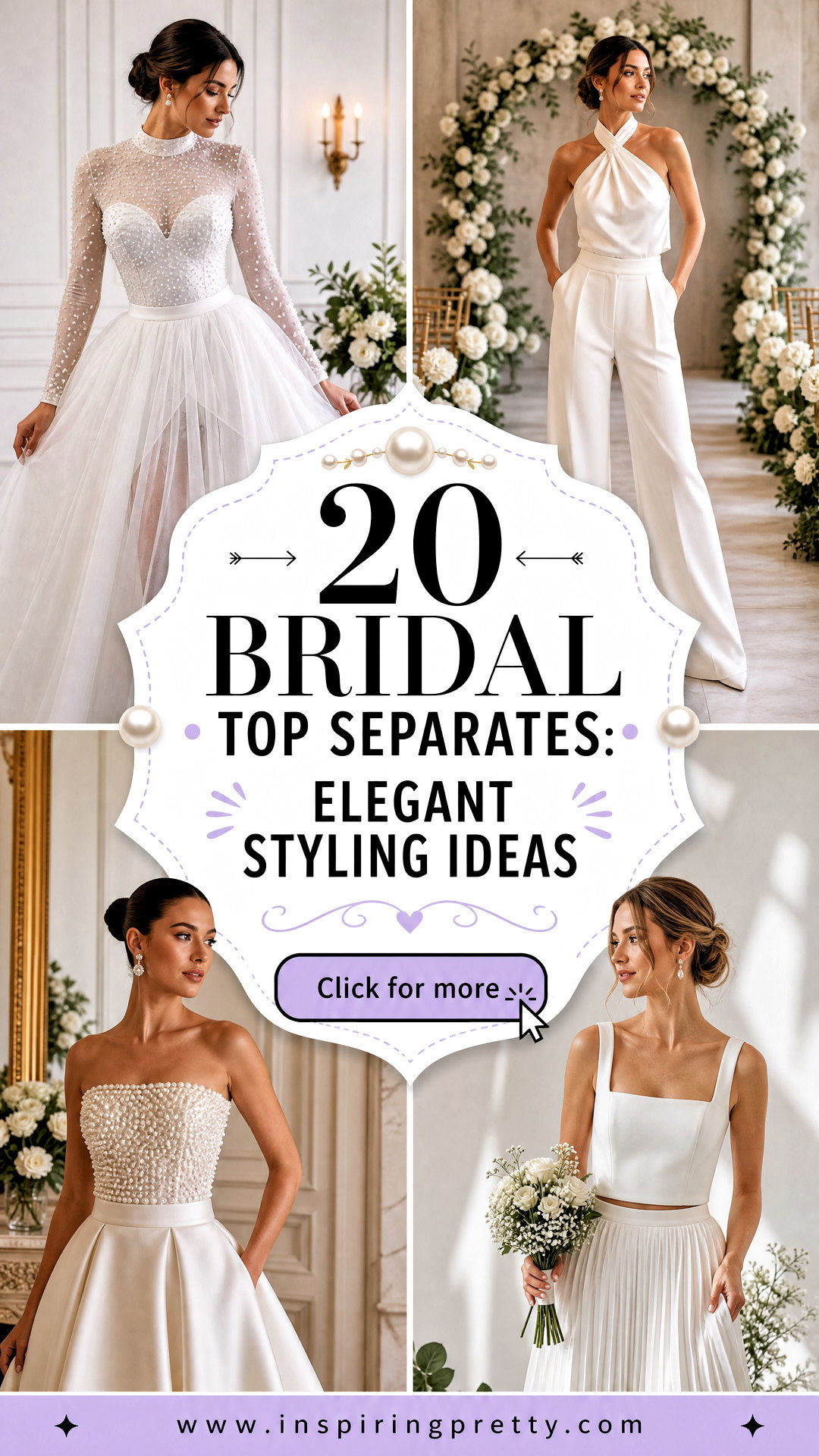 20 Bridal Top Separates Elegant Styling Ideas for Brides - 20 Bridal Top Separates: Elegant Styling Ideas for Brides