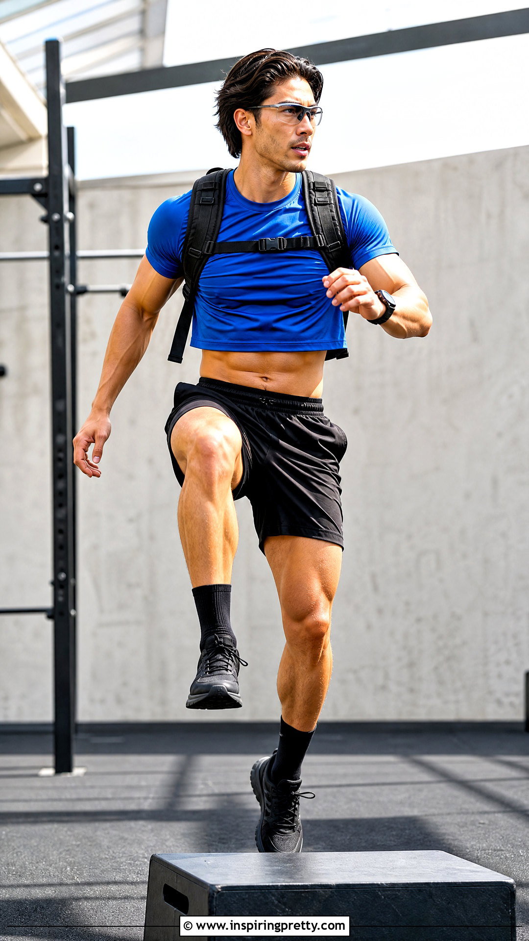Bright Mens Crop Top With Black Training Gear - 20 mens workout crop tops