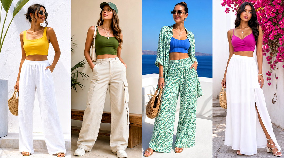 20 Bright Summer Crop Top Outfit Ideas for Sunny Style