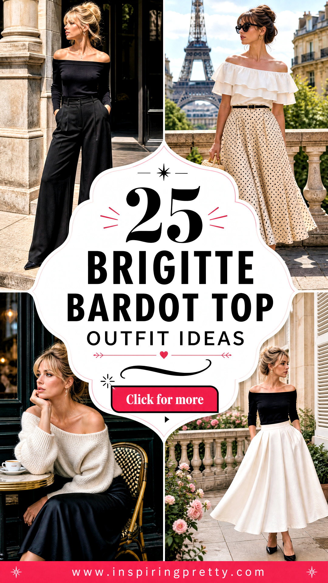 25 Brigitte Bardot Top Outfit Ideas for Timeless French Style - 25 Brigitte Bardot Top Outfit Ideas for Timeless French Style