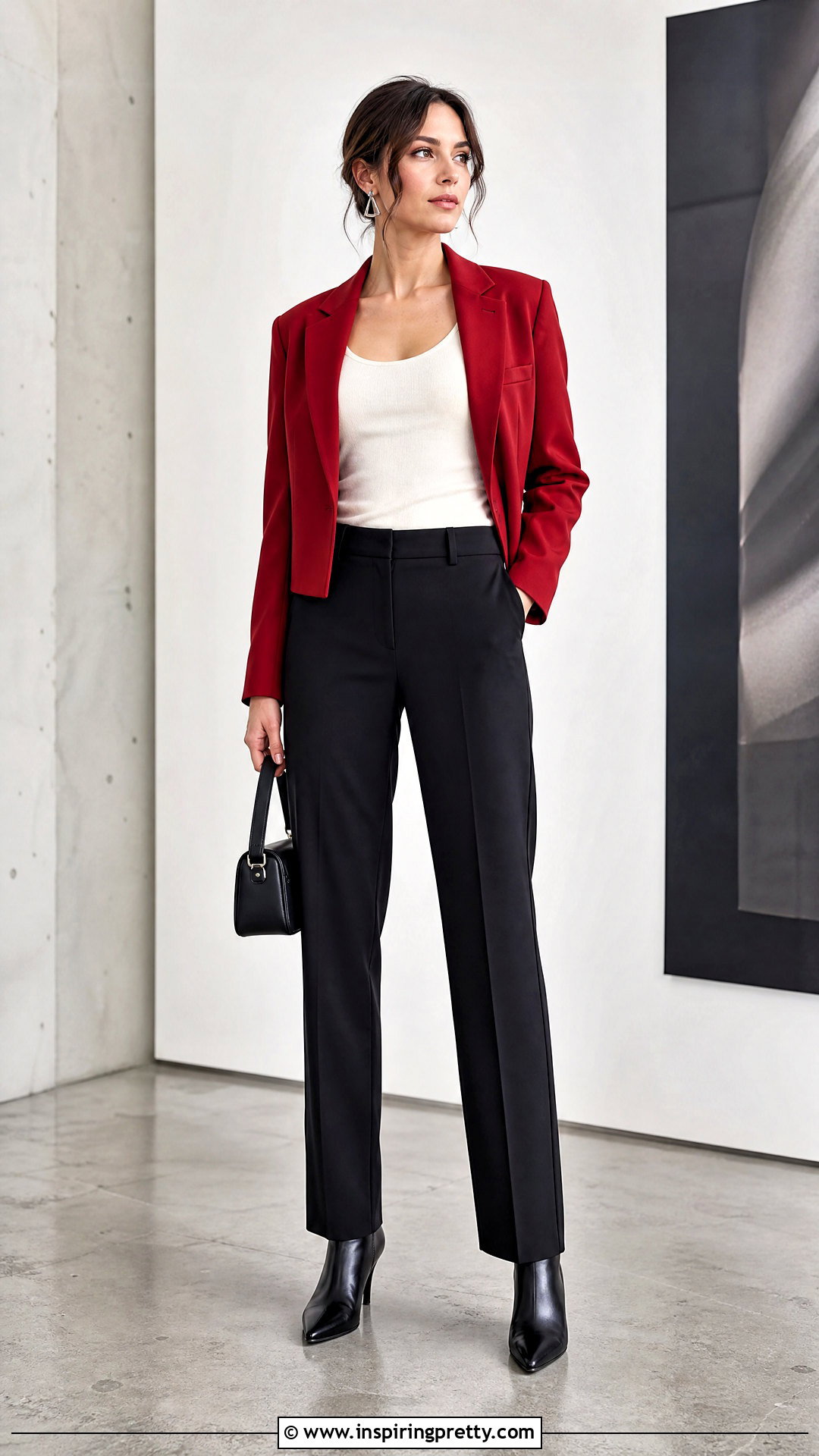 Britt Lower Tank Top With Cropped Blazer - 20 Britt Lower Tank Top outfit ideas