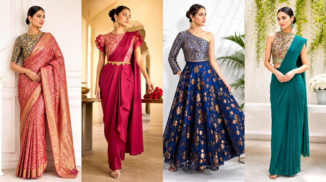 50 Brocade Top Designs for Elegant, Statement-Making Style