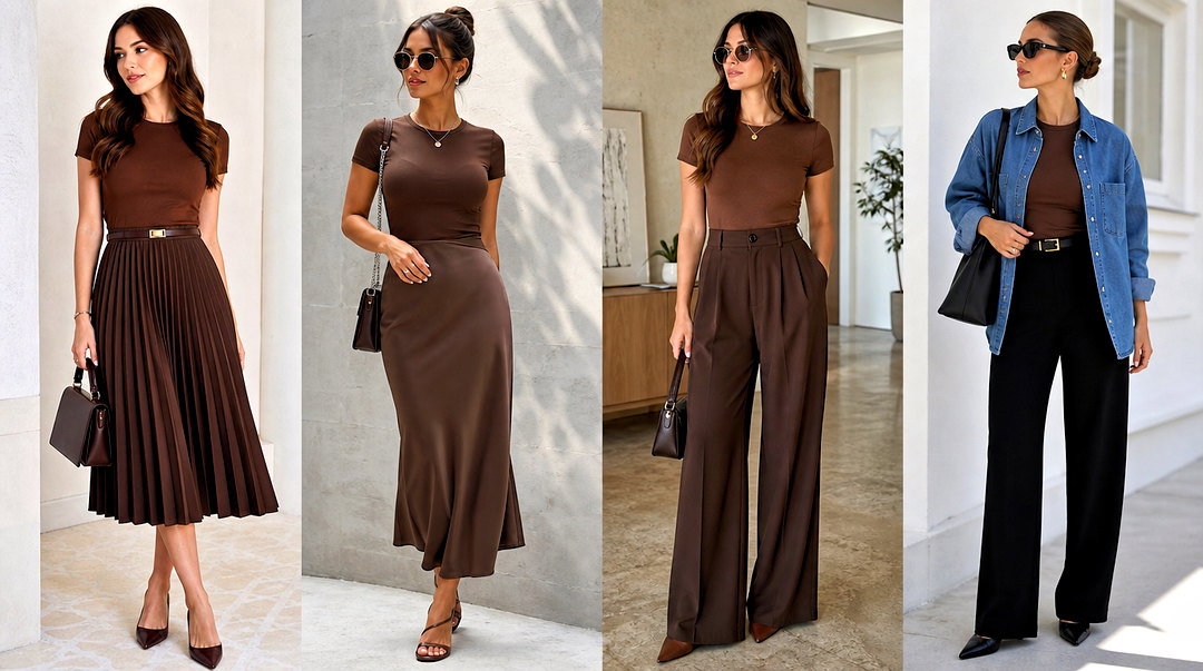 50 Brown Basic Top Outfit Ideas for Easy Everyday Style