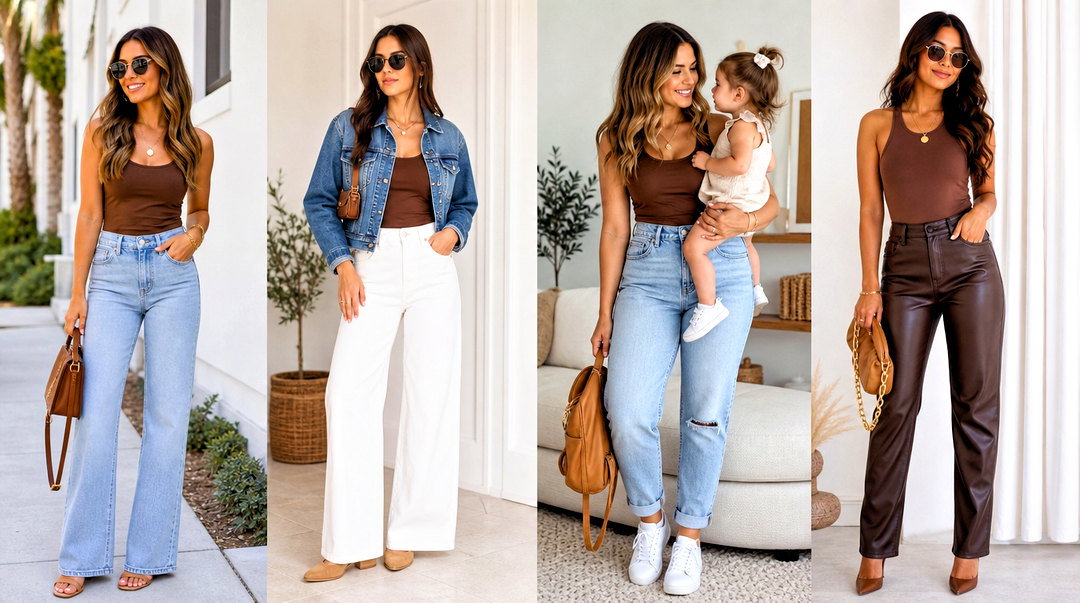 50 Brown Tank Top Outfit Ideas for Effortless Summer Style