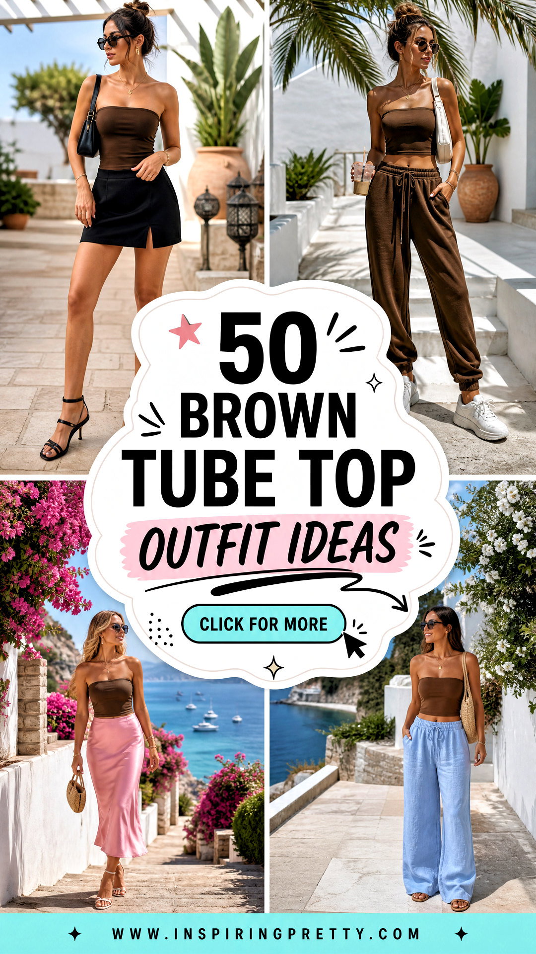 50 Brown Tube Top Outfit Ideas Chic Summer Looks to Try - 50 Brown Tube Top Outfit Ideas: Chic Summer Looks to Try